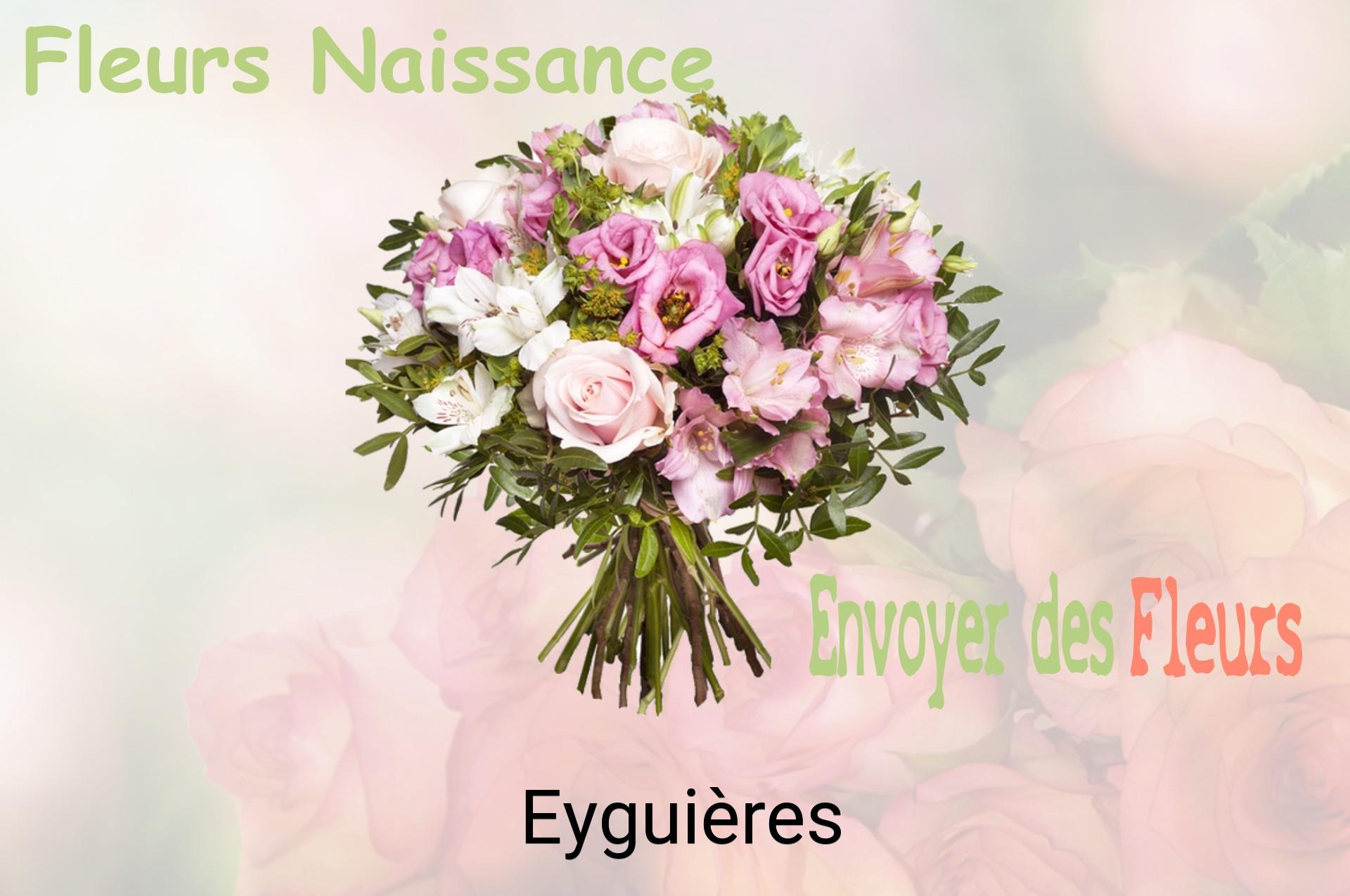 Bouquet de fleurs de naissance livré à Eyguières